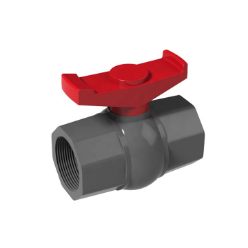 PVC-U ortagonal pvc plastic ball valves thread